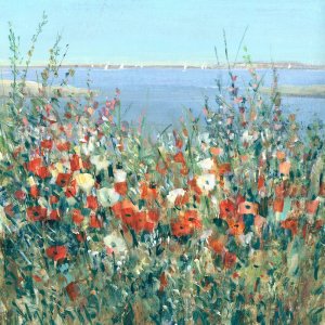 Seaside Garden II by Tim O'Toole Oil Painting