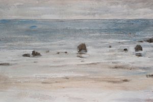 Shimmering Shore I by Tim O'Toole Oil Painting