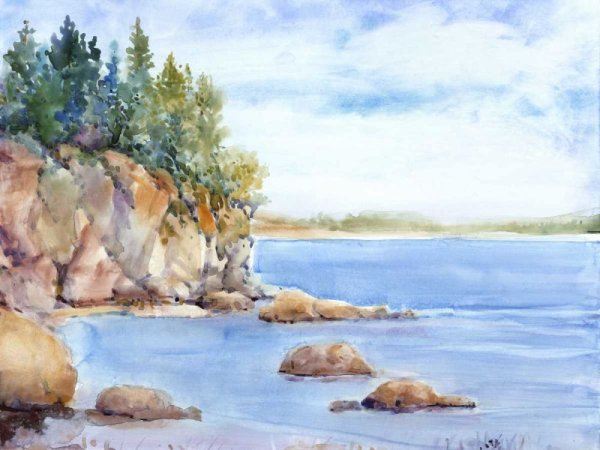 Main Product Photo of Shore Line I Painting by Tim O'Toole