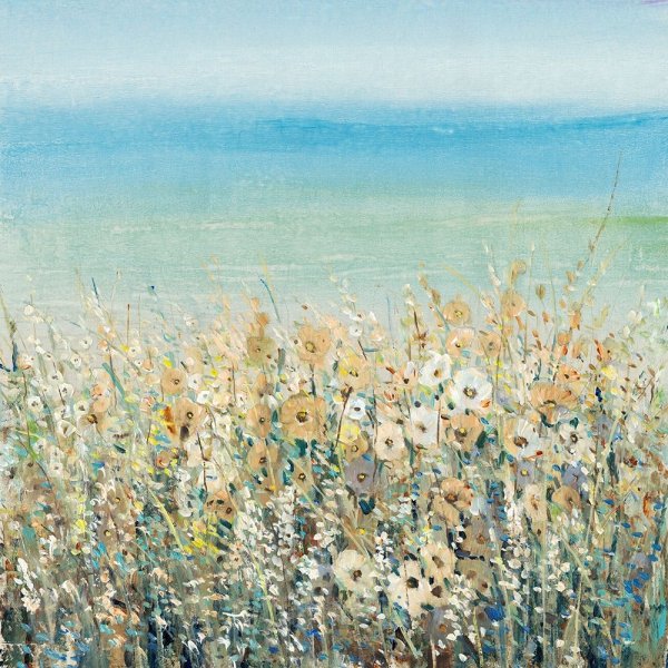 Main Product Photo of Shoreline Flowers I Painting by Tim O'Toole