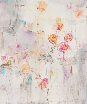 Spotted Garden II Oil Painting by Tim O'Toole - Contemporary