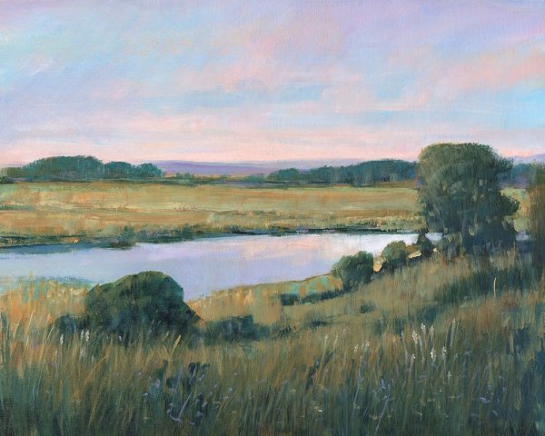 Spring Marsh II by Tim O'Toole - Hand-Painted Oil Painting Reproduction