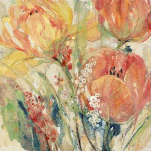 Spring Tulip Array I by Tim O'Toole Oil Painting