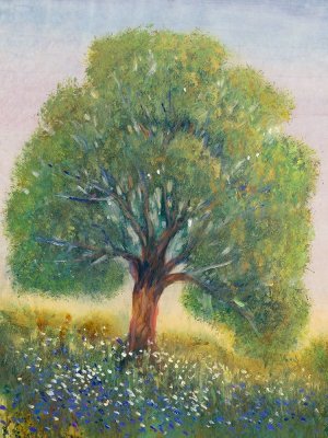 Standing in the Field II by Tim O'Toole Oil Painting