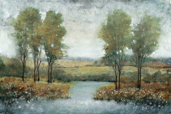 Stream Side II by Tim O'Toole - Hand-Painted Oil Painting Reproduction