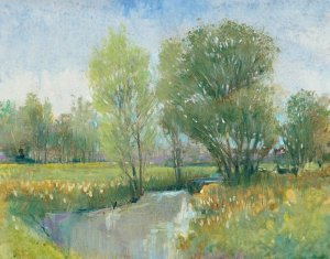 Summer Stream II by Tim O'Toole Oil Painting