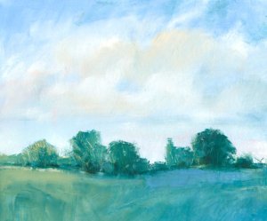 Summer Treeline II Oil painting by Tim O'Toole