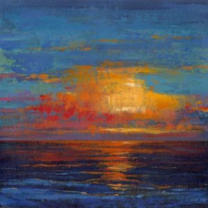 Sun Down I by Tim O'Toole Oil Painting