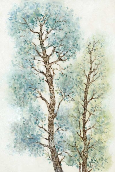 Tranquil Tree Tops I by Tim O'Toole - Hand-Painted Oil Painting Reproduction