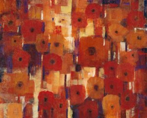 Transitional Poppies II by Tim O'Toole Oil Painting
