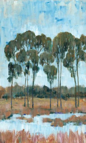 Trees in the Marsh II by Tim O'Toole Oil Painting