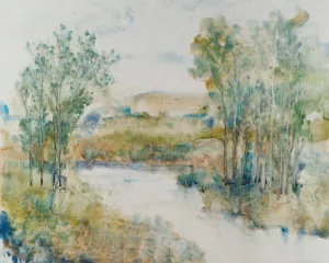 Trees on the Creek I Oil Painting by Tim O'Toole - Bestsellers