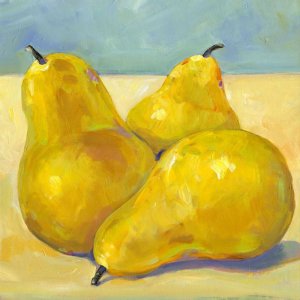 Tres Pears by Tim O'Toole Oil Painting