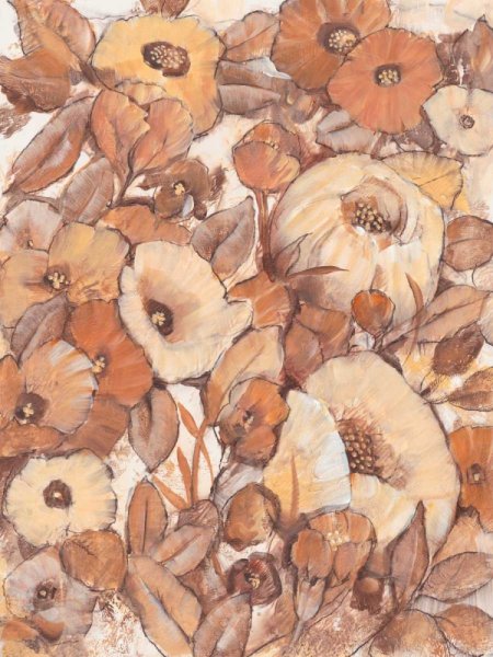 Umber Garden I by Tim O'Toole - Hand-Painted Oil Painting Reproduction