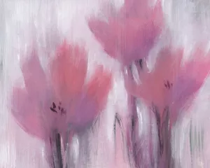 Vibrant Fuchsia Floral II by Tim O'Toole Oil Painting