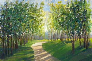 Walking Trail I by Tim O'Toole Oil Painting