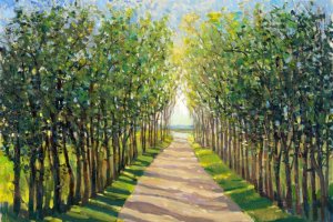 Walking Trail II by Tim O'Toole Oil Painting