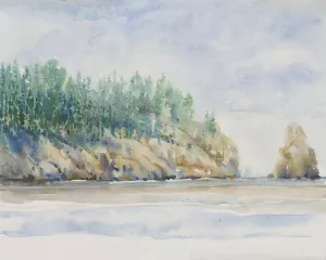 Watercolor Shore II Oil painting by Tim O'Toole