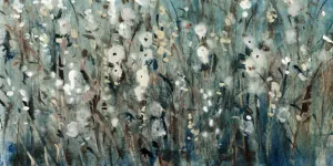 White Blooms with Navy I by Tim O'Toole Oil Painting