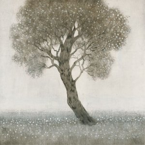 White Blossom Tree by Tim O'Toole Oil Painting