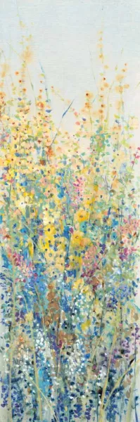 Wildflower Panel III by Tim O'Toole Oil Painting