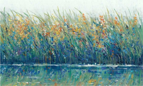 Main Product Photo of Wildflower Reflection II Painting by Tim O'Toole