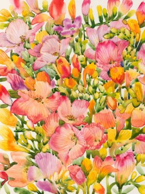 Wildflower Study II by Tim O'Toole Oil Painting