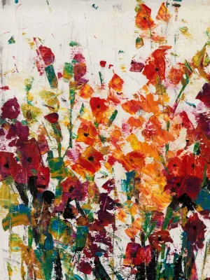Wildflowers Blooming II by Tim O'Toole Oil Painting