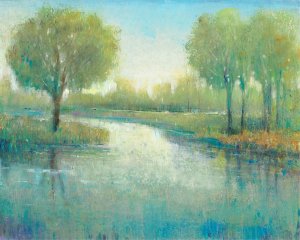 Winding River II Oil Painting by Tim O'Toole - Contemporary