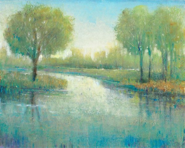 Winding River II by Tim O'Toole - Hand-Painted Oil Painting Reproduction