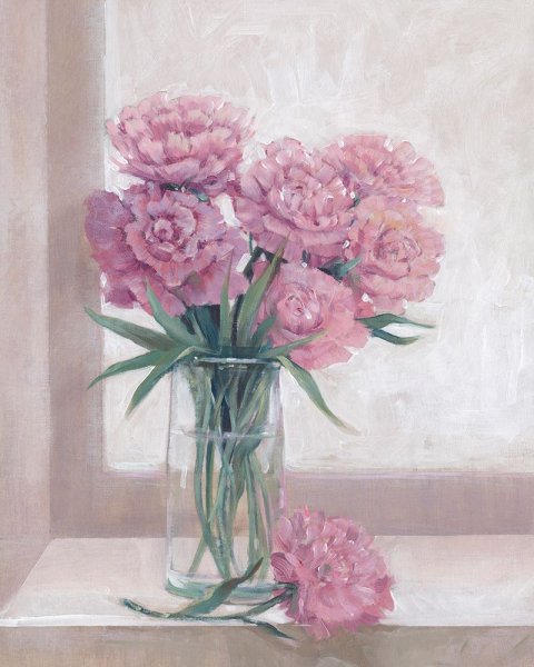 Main Product Photo of Windowsill Floral II Painting by Tim O'Toole