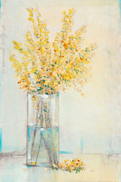 Main Product Photo of Yellow Spray in Vase II Painting by Tim O'Toole