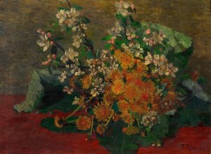 Blumenstuck by Tina Blau Oil Painting