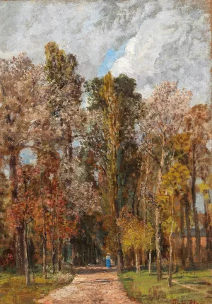 Kleiner Prater by Tina Blau Oil Painting