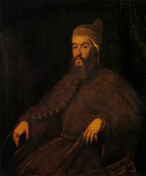 Doge Alvise Mocenigo by Tintoretto Oil Painting
