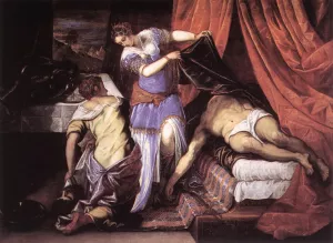 Judith and Holofernes painting by Tintoretto