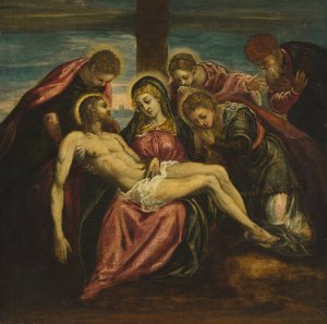 Lamentation by Tintoretto Oil Painting
