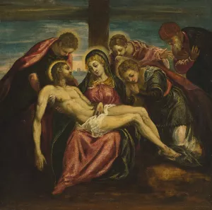 Lamentation by Tintoretto Oil Painting
