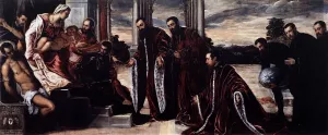 Madonna dei Camerlenghi Madonna dei Tesorieri by Tintoretto - Oil Painting Reproduction