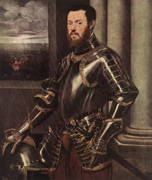Man in Armour by Tintoretto - Oil Painting Reproduction