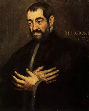 Portrait of a Man by Tintoretto Oil Painting