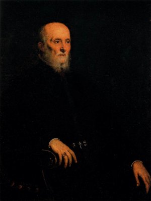 Portrait of Alvise Cornaro Oil painting by Tintoretto