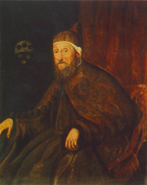 Portrait of Doge Pietro Loredano Oil painting by Tintoretto
