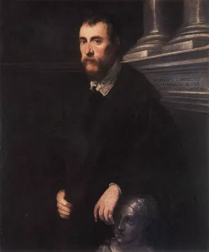Portrait of Giovanni Paolo Cornaro by Tintoretto - Oil Painting Reproduction