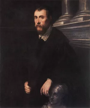 Portrait of Giovanni Paolo Cornaro Oil painting by Tintoretto