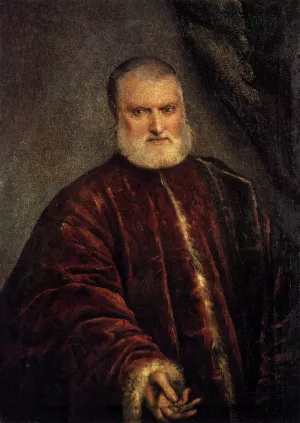 Portrait of Procurator Antonio Cappello by Tintoretto Oil Painting