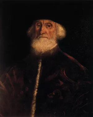 Portrait of Procurator Jacopo Soranzo by Tintoretto Oil Painting