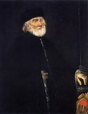 Portrait of Procurator Nicolo Priuli Oil painting by Tintoretto