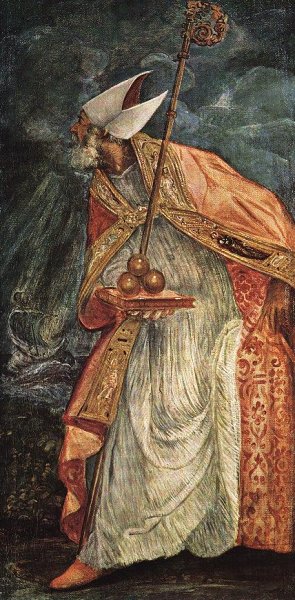 St Nicholas Oil painting by Tintoretto