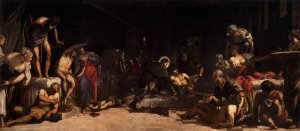 St Roch in the Hospital by Tintoretto Oil Painting